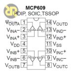 تقویت کننده عملیاتی MCP609 - تصویر 2