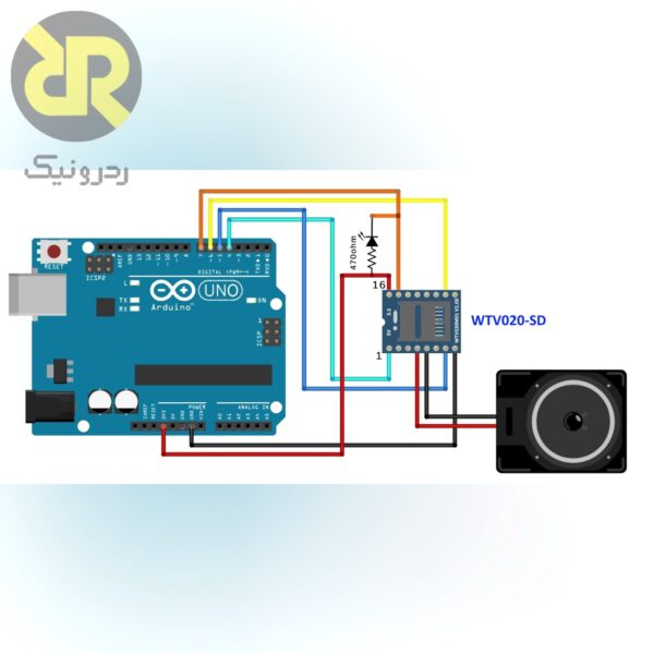 ماژول پخش صدا WTV020M01 