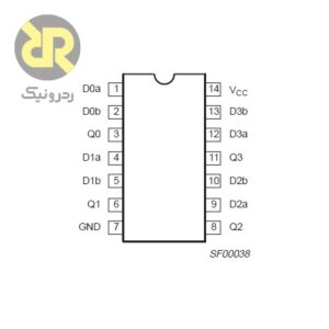 آی سی گیت OR دو ورودی 74F32