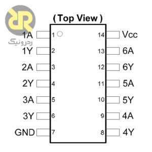 آی سی معکوس کننده 74HCT04