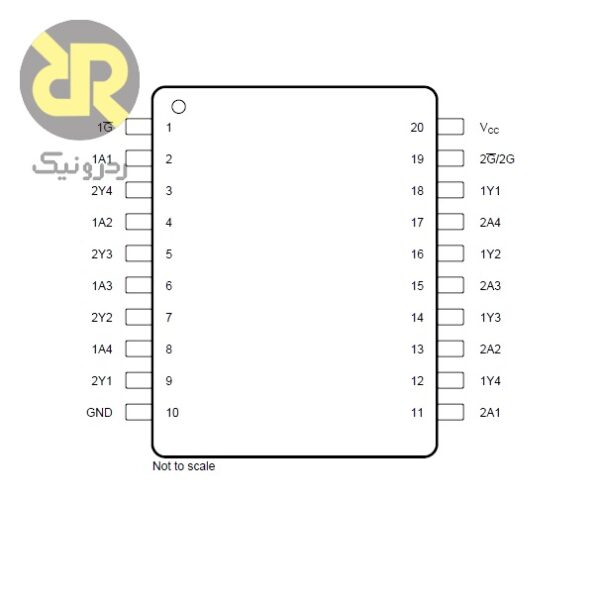 آی سی بافر 74LS244N