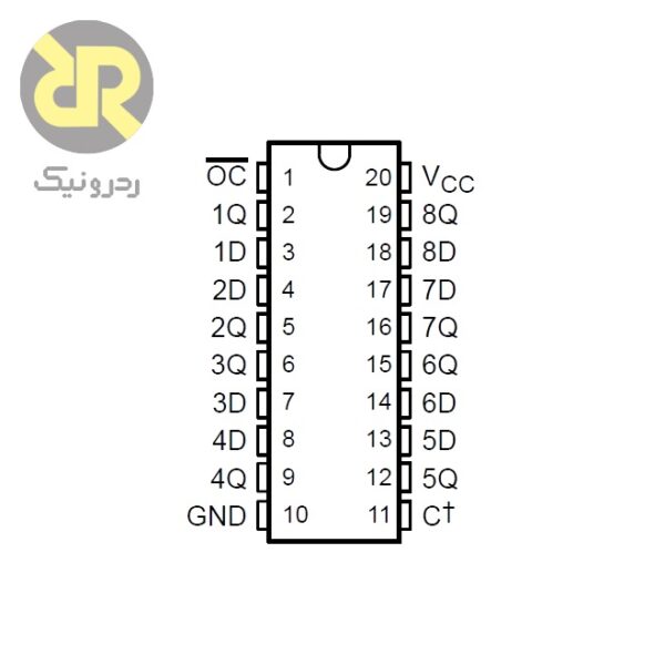 آی سی لچ SN74LS373N