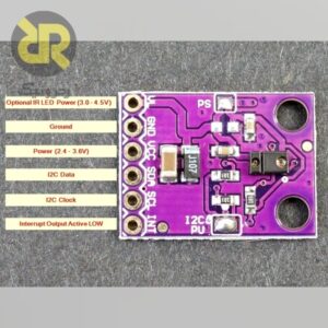 ماژول سنسور تشخیص اشاره، مجاورت و رنگ GY-9960-3.3