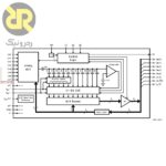 آی سی مبدل SAR آنالوگ به دیجیتال ADC10154CIN
