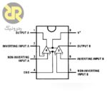 آی سی تقویت کننده عملیاتی LM358N