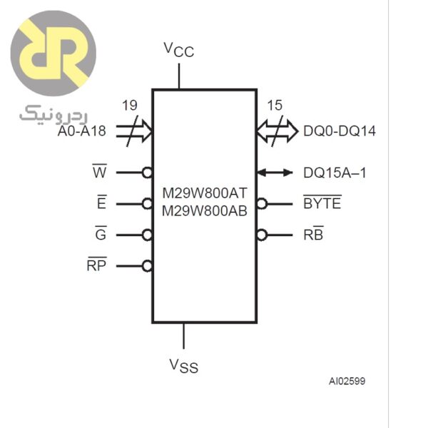 آی سی حافظه Flash M29W800AT