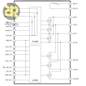 درایور موتور براشلس سه فاز STIB1060DM2T-L