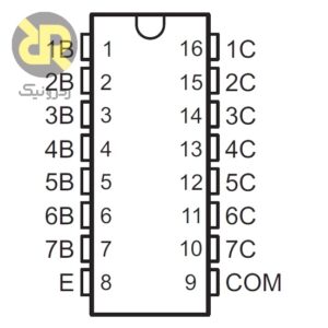 آی سی درایور ULN2003A 
