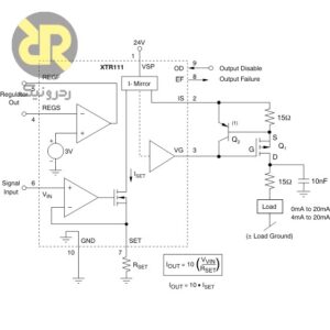 آی سی مبدل ولتاژ به جریان XTR111AIDG
