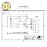 ماژول فرستنده گیرنده رادیویی 2.4 گیگاهرتز AS01-SPIPX