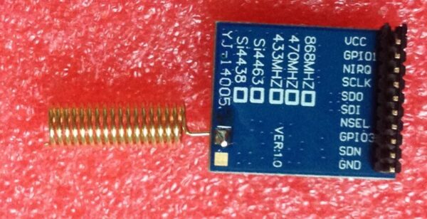 ماژول فرستنده گیرنده رادیویی 868 مگاهرتز SI4463