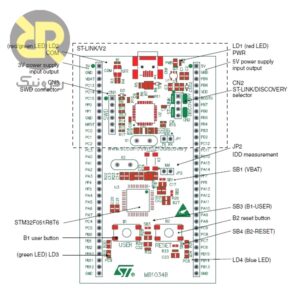برد دیسکاوری STM32F051R8T6 Discovery