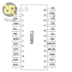 آی سی سنسور تاچ خازنی TS08