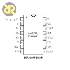 آی سی رابط RS-232 MAX232CSE 