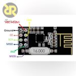 ماژول فرستنده گیرنده رادیویی 2.4 گیگاهرتز nRF24L01