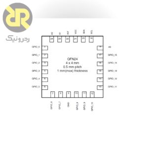 آی سی توسعه دهنده پورت STMPE1600