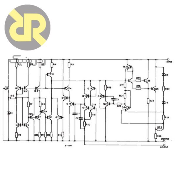 رگولاتور ولتاژ متغیر LM317K