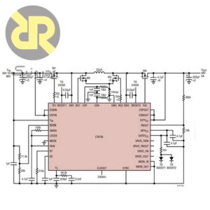 کنترلر سوئیچینگ افزاینده کاهنده LT8705EFE