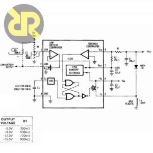 رگولاتور سوئیچینگ کاهنده ولتاژ منفی MAX4391CPA