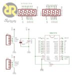 ماژول 7segmant هشت رقمی با درایور MAX7219