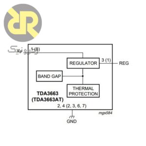 رگولاتور TDA3663 LDO 3V3