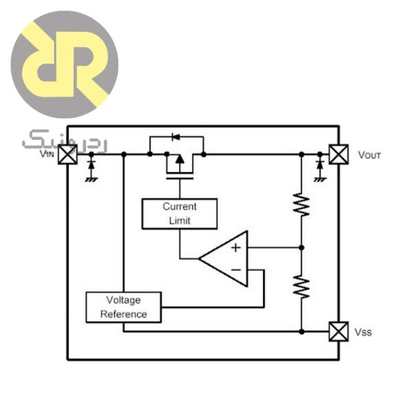 رگولاتور XC6206P332MR LDO 3V3