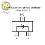 آی سی ولتاژ رفرنس LM4040CYM3-2.5