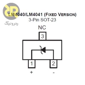 آی سی ولتاژ رفرنس LM4040CYM3-2.5