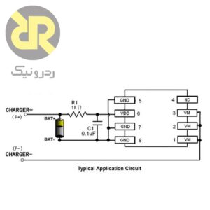 آی سی شارژر و دشارژ باتری لیتیومی XB8606A