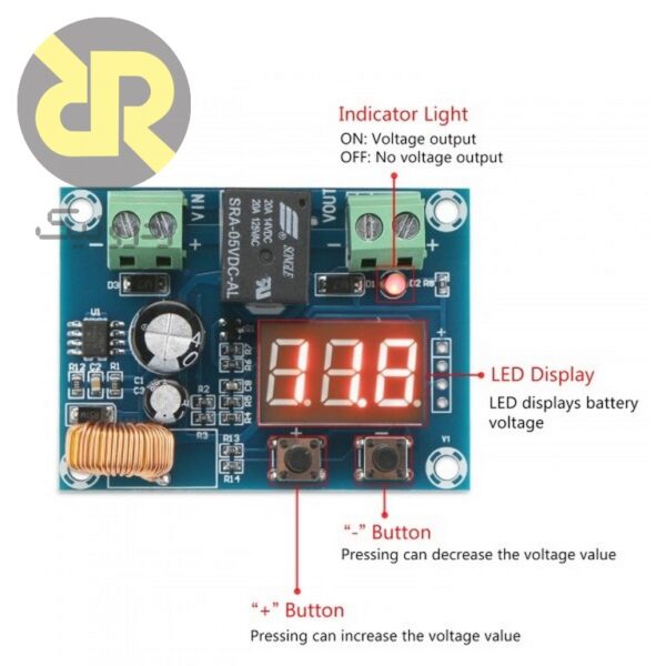ماژول کنترل شارژ باتری لیتیومی XH-M609
