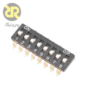 دیپ سوئیچ 8 کانال A6S-8104-H SMD,DIP Switch