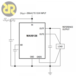 آی سی ولتاژ رفرنس بسیار دقیق +MAX6126AASA21