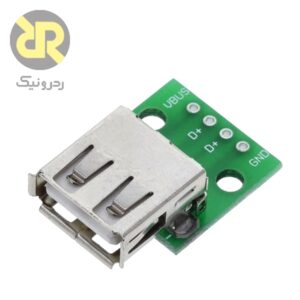 برد تبدیل و برک اوت USB2.0 مادگی به USB
