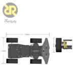 پک ربات ماشین چهارچرخ با بدنه فلزی YFROBOT