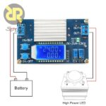 ماژول تغذیه کاهنده ولتاژ ZK-12KX همراه با نمایشگر LCD