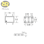 اوسیلاتور کریستالی XLH735002.048000X - تصویر 2