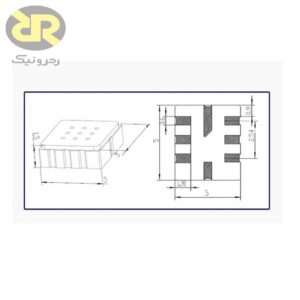 ابعاد سنسور گاز مونوکسید کربن GM-702B