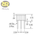 پتانسیومتر تریمر 50 کیلو اهم - تصویر 2