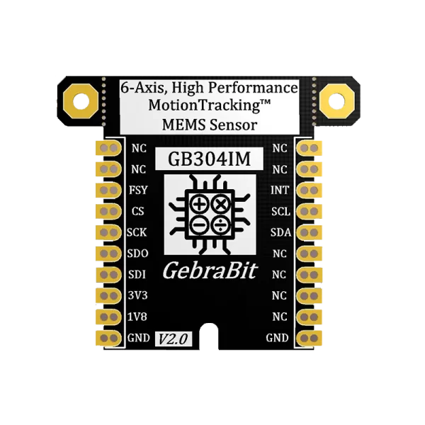 ماژول ژیروسکوپ و شتاب سنج 6 محوره GebraBit ICM20602