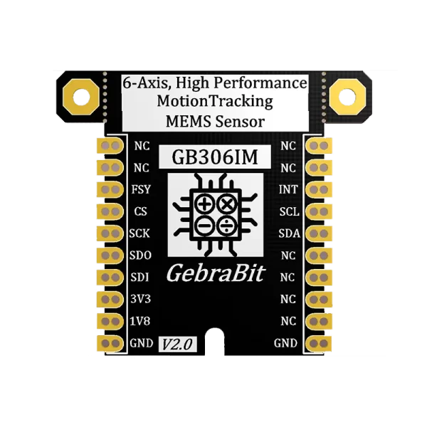 ماژول ژایروسکوپ و شتاب سنج 6 محوره GebraBit ICM20689 - تصویر 2