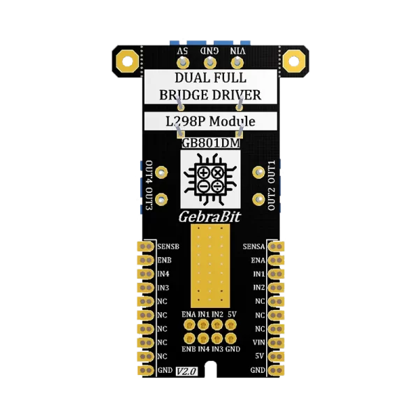 ماژول درایور موتور GebraBit L298P