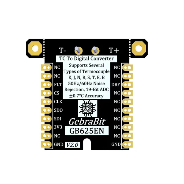 ماژول مبدل دما ترموکوپل GebraBit MAX31856 - تصویر 2