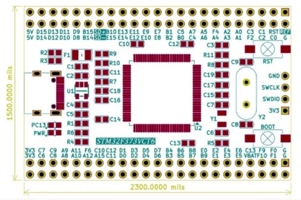 برد توسعه ی STM32F373VCT6 - تصویر 2